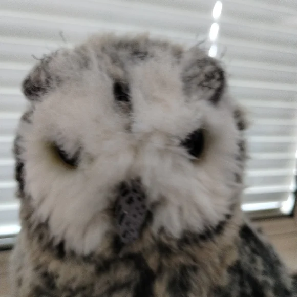 Aurora Great Horned Owl 9" Stuffed Realistic Animal Plush - Picture 7 of 13